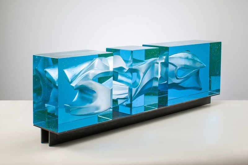 skleněná plastika radovan brychta fotografie