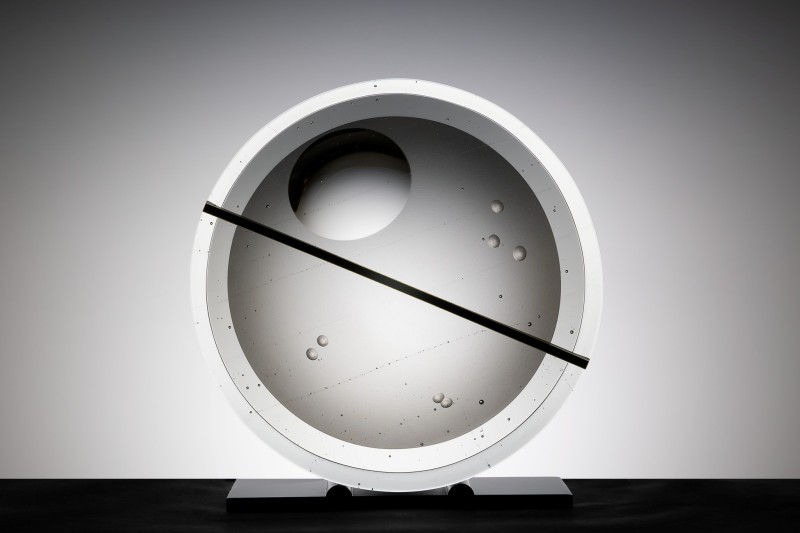 skleněná plastika wesley neal rasko fotografie