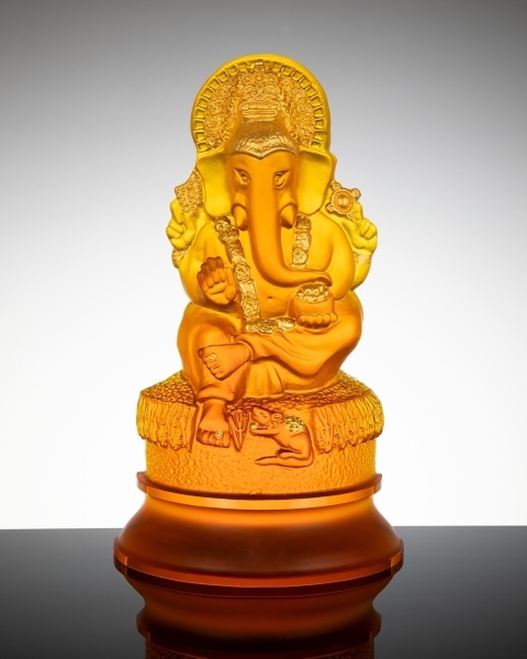 Fotografie skleněné tavené plastiky