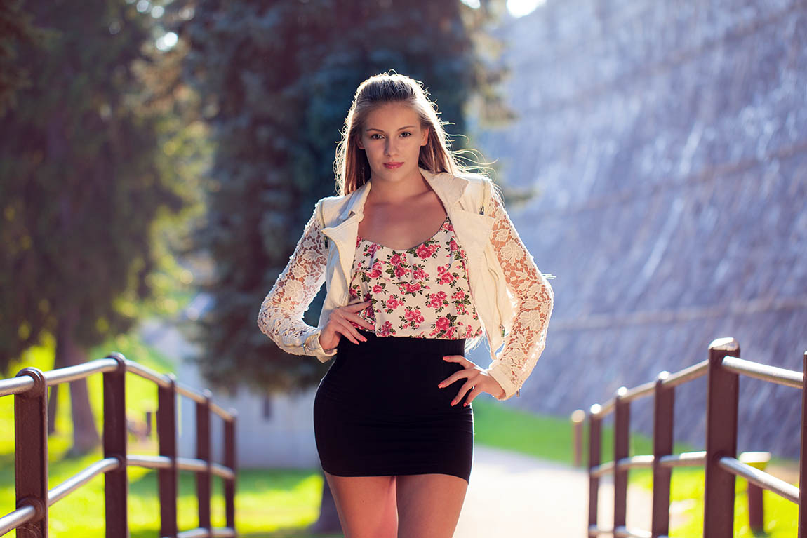 Portrét v přírodě