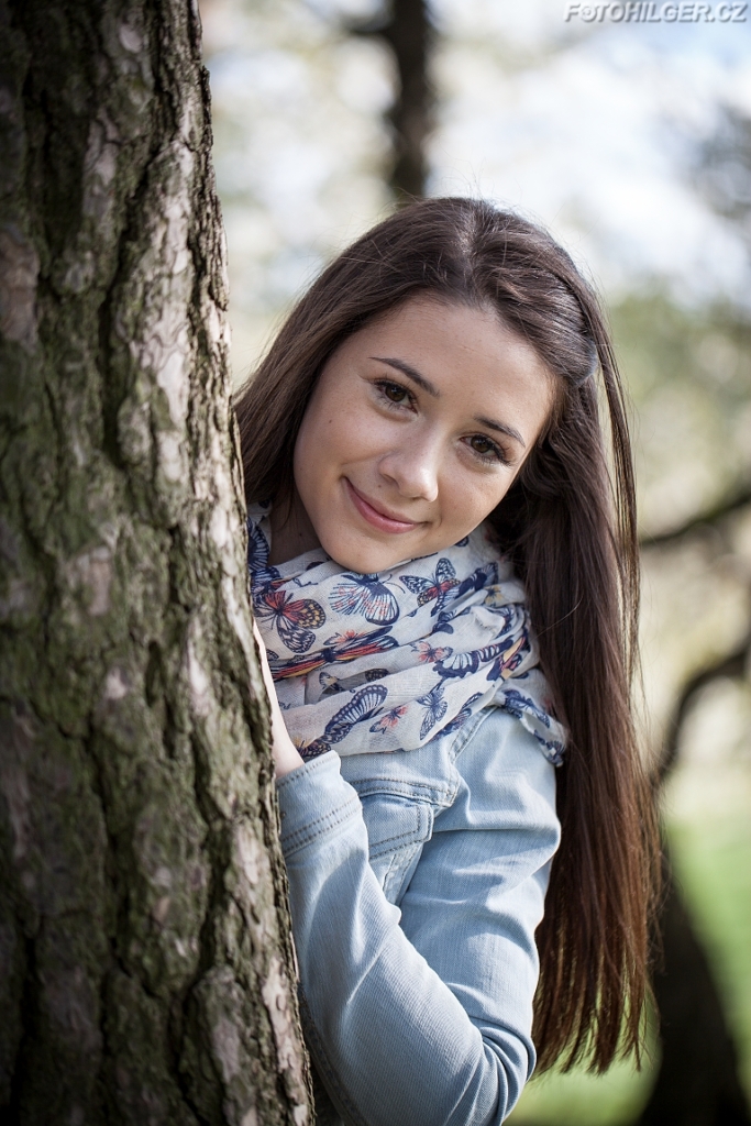 Portrétní fotografování s Haninou